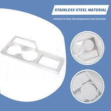 For 2010-2016 Jeep Compass/Patriot Silver Front Water Cup Holder Panel Trim Cover RT-TCZ