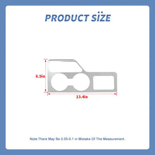 For 2010-2016 Jeep Compass/Patriot Silver Front Water Cup Holder Panel Trim Cover RT-TCZ