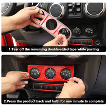 For 2011-18 Jeep Wrangler JK Air Conditioner Emergency Light Switch Trim Frame RT-TCZ