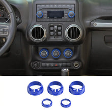 For 2011-18 Jeep Wrangler JK/ Compass 2010-2016 Patriot 5X Air Conditioner Audio CD Switch Knob Trim RT-TCZ