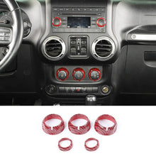 For 2011-18 Jeep Wrangler JK/ Compass 2010-2016 Patriot 5X Air Conditioner Audio CD Switch Knob Trim RT-TCZ
