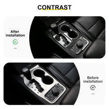 For 2011-2013 Jeep Grand Cherokee WK2 Center Gear Shift Panel Cover Trim Carbon Fiber RT-TCZ