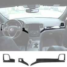 For 2011-2013 Jeep Grand Cherokee WK2 Interior Center Console Dashboard Panel Cover Trim (3 pcs) RT-TCZ