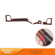 For 2011-2013 Jeep Grand Cherokee WK2 Interior Center Console Dashboard Panel Cover Trim (3 pcs) RT-TCZ