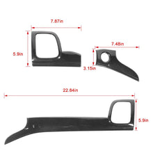 For 2011-2013 Jeep Grand Cherokee WK2 Interior Center Console Dashboard Panel Cover Trim (3 pcs) RT-TCZ