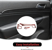 For 2011-2013 Jeep Grand Cherokee WK2 Interior Dash Panel & Door Handle Trim Cover Kit (7 pcs) RT-TCZ