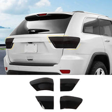 For 2011-2013 Jeep Grand Cherokee WK2 Smoke Black Rear Taillight Lamp Light Trim Cover RT-TCZ