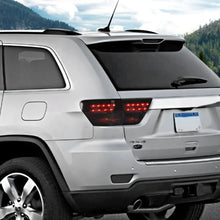 For 2011-2013 Jeep Grand Cherokee WK2 Smoke Black Rear Taillight Lamp Light Trim Cover RT-TCZ