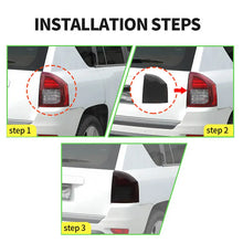 For 2011-2016 Jeep Compass Rear Taillight Tail Lamp Guard Cover Decor Trim RT-TCZ