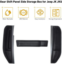 For 2011-2017 Jeep Wrangler JK JKU Console Gear Shift Storage Box, Auto Transmission Organizer Tray RT-TCZ