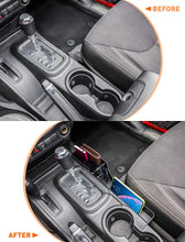 For 2011-2017 Jeep Wrangler JK JKU Gear Shift Console Side Storage Box Passenger Side Organizer Tray Black RT-TCZ