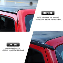 For 2011-2017 Jeep Wrangler JK JKU Rain Gutter Extensions Rain Groove Diverter Upgraded Version (only fit Hard Tops) RT-TCZ