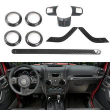 For 2011-2018 2Door Jeep Wrangler JK 10pc Full Set Interior Decor cover Trim Kit RT-TCZ