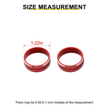 For 2011-2018 Jeep Wrangler JK/2010-2015 Compass/2011-2015 Patriot Center Console Audio CD Switch Knob Ring Cover (2 pcs) RT-TCZ