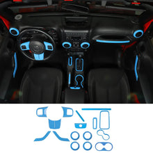 For 2011-2018 Jeep Wrangler JK 2Door 16PCS Full Set Interior Decoration Trim Cover Kit RT-TCZ