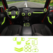 For 2011-2018 Jeep Wrangler JK 2Door 16PCS Full Set Interior Decoration Trim Cover Kit RT-TCZ