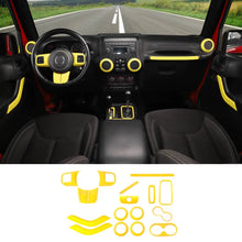 For 2011-2018 Jeep Wrangler JK 2Door 16PCS Full Set Interior Decoration Trim Cover Kit RT-TCZ
