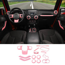 For 2011-2018 Jeep Wrangler JK 2Door 16PCS Full Set Interior Decoration Trim Cover Kit RT-TCZ