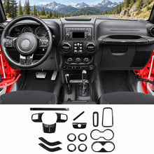 For 2011-2018 Jeep Wrangler JK 2Door 16PCS Full Set Interior Decoration Trim Cover Kit RT-TCZ