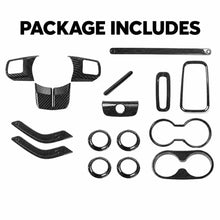 For 2011-2018 Jeep Wrangler JK 2Door 16PCS Full Set Interior Decoration Trim Cover Kit RT-TCZ