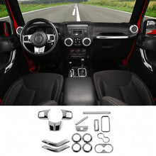 For 2011-2018 Jeep Wrangler JK 2Door 16PCS Full Set Interior Decoration Trim Cover Kit RT-TCZ