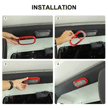 For 2011-2018 Jeep Wrangler JK 4 Door Rear Reading Light Trim Cover Bezel RT-TCZ
