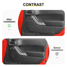 For 2011-2018 Jeep Wrangler JK 4-Door Version Front Rear Car Door Multifunction Tactical Hanging Board RT-TCZ