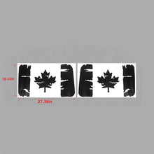 For 2011-2018 Jeep Wrangler JK 4Door Window Decal Rear Window Sticker Canada Flag RT-TCZ