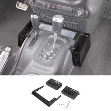 For 2011-2018 Jeep Wrangler JK Aluminum Alloy Tray Gear Shift Center Console Storage Box RT-TCZ