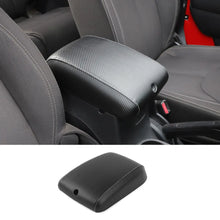 For 2011-2018 Jeep Wrangler JK Center Consol Armrest Box Pad Leather Cover Trim RT-TCZ