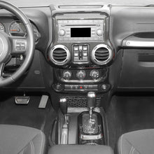 For 2011-2018 Jeep Wrangler JK Center Console Air Vent Switch & Gear Cup Holder Panel Cover Trim Kit (3 pcs) RT-TCZ