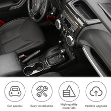 For 2011-2018 Jeep Wrangler JK Center Console Air Vent Switch & Gear Cup Holder Panel Cover Trim Kit (3 pcs) RT-TCZ