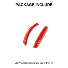 For 2011-2018 Jeep Wrangler JK Center Console Hand Brake Cover Trim（2 pcs） RT-TCZ