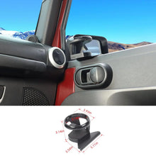 For 2011-2018 Jeep Wrangler JK Front Door Water Cup Bracket Holder  Black RT-TCZ