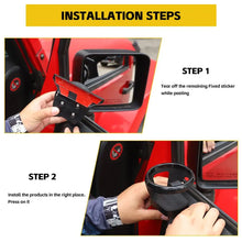 For 2011-2018 Jeep Wrangler JK Front Door Water Cup Bracket Holder  Black RT-TCZ