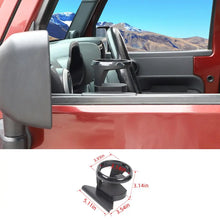 For 2011-2018 Jeep Wrangler JK Front Door Water Cup Bracket Holder  Black RT-TCZ