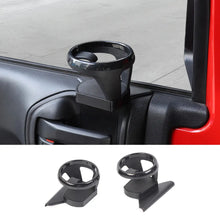 For 2011-2018 Jeep Wrangler JK Front Door Water Cup Bracket Holder  Black RT-TCZ
