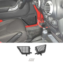 For 2011-2018 Jeep Wrangler JK Front & Rear Door Net Replacement Metal Map Storage Box Door Pocket Organizer RT-TCZ