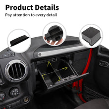 For 2011-2018 Jeep Wrangler JK Interior Center Console Armrest Storage Box Organizer Tray Insert RT-TCZ