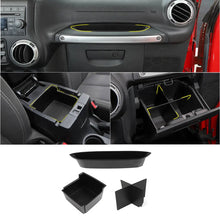 For 2011-2018 Jeep Wrangler JK Interior Center Console Armrest Storage Box Organizer Tray Insert RT-TCZ