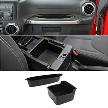For 2011-2018 Jeep Wrangler JK Interior Center Console Armrest Storage Box Organizer Tray Insert RT-TCZ