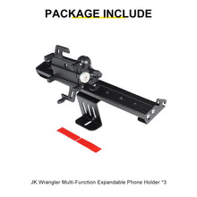 For 2011-2018 Jeep Wrangler JK Interior Center Console Multifunctional Action Camera & Phone Holder Mount Bracket RT-TCZ
