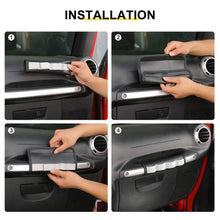 For 2011-2018 Jeep Wrangler JK Interior Co-pilot Grab Handles Protection Cover RT-TCZ