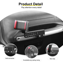 For 2011-2018 Jeep Wrangler JK Interior Copilot Armrest Handle Phone Holder Mount Stand RT-TCZ