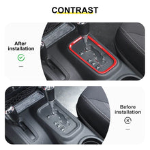 For 2011-2018 Jeep Wrangler JK Interior Gear Shift Panel Cover Trim Frame Ring RT-TCZ
