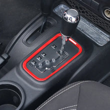 For 2011-2018 Jeep Wrangler JK Interior Gear Shift Panel Cover Trim Frame Ring RT-TCZ