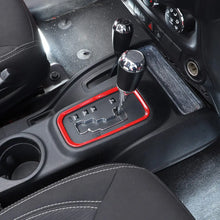 For 2011-2018 Jeep Wrangler JK Interior Gear Shift Panel Cover Trim Frame Ring RT-TCZ