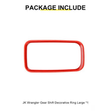 For 2011-2018 Jeep Wrangler JK Interior Gear Shift Panel Cover Trim Frame Ring RT-TCZ