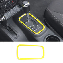 For 2011-2018 Jeep Wrangler JK Interior Gear Shift Panel Cover Trim Frame Ring RT-TCZ