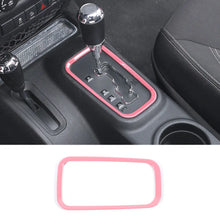 For 2011-2018 Jeep Wrangler JK Interior Gear Shift Panel Cover Trim Frame Ring RT-TCZ